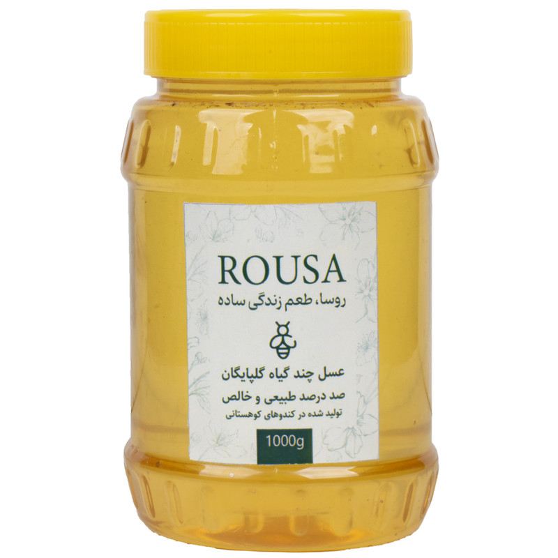 عسل طبیعی چندگیاه گلپایگان - 1000 گرم