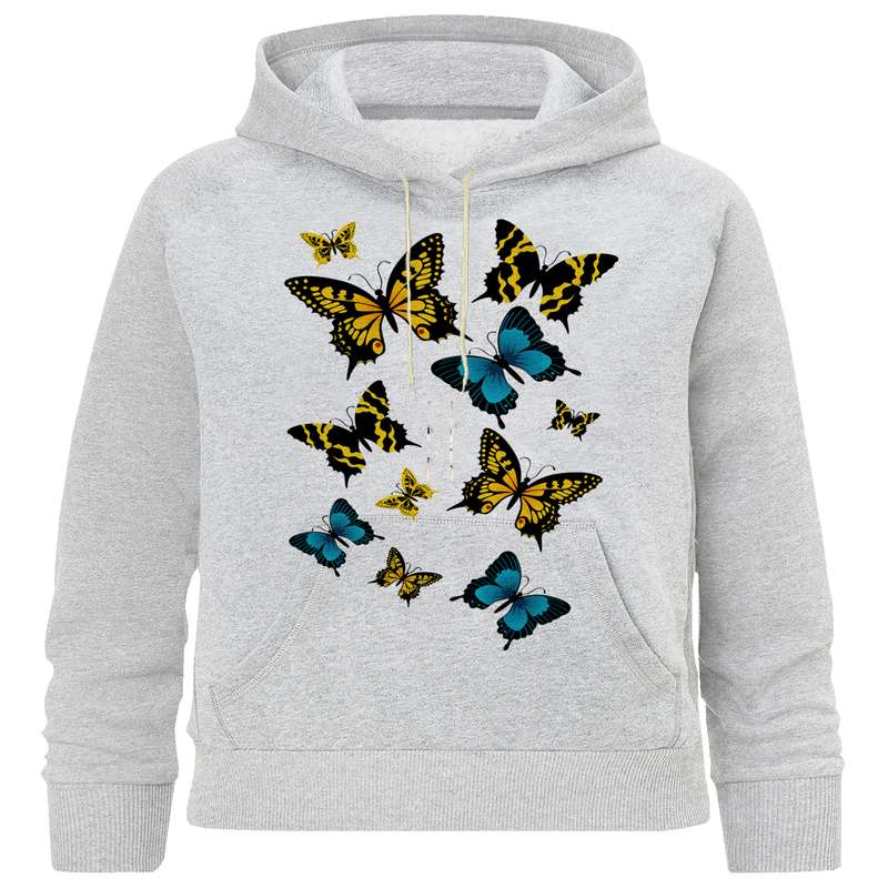 هودی دخترانه مدل M 28 پروانه