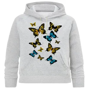 هودی دخترانه مدل M 28 پروانه