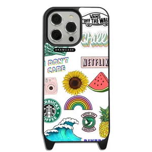 AKAM AMCWLA15PROMAX-GOOD VIBES14 Cover For Apple iPhone 15 Pro Max