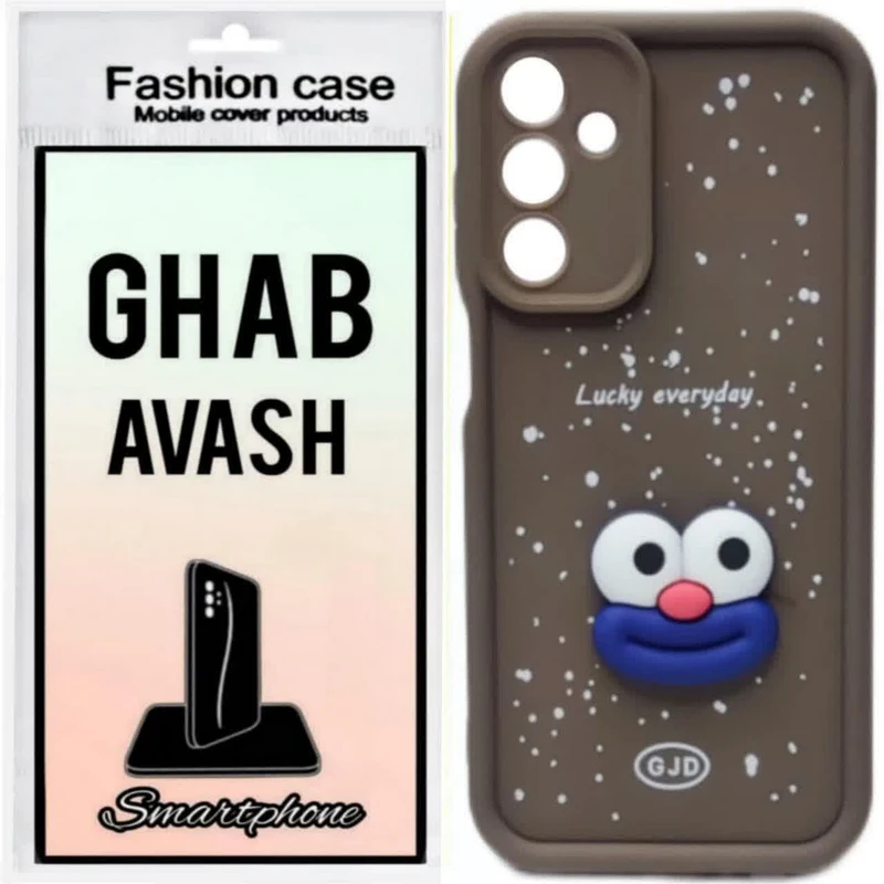 کاور قاب آوش طرح سولید فانتزی مدل عروسکی 004 مناسب برای گوشی موبایل سامسونگ GALAXY A15