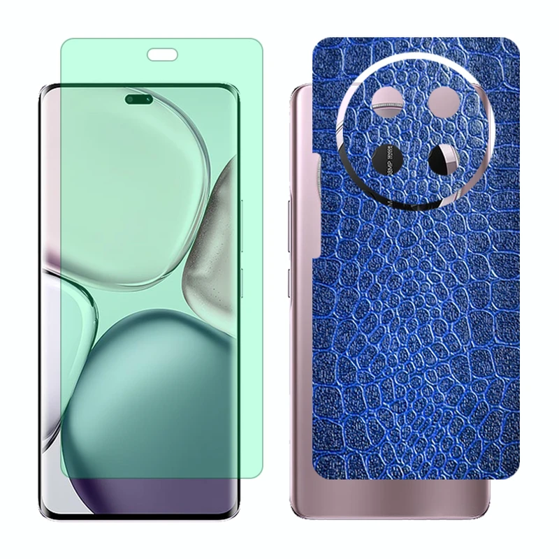 محافظ صفحه نمایش گرین لایت گلس مدل Together مناسب برای گوشی موبایل آنر X9c به همراه برچسب پوششی