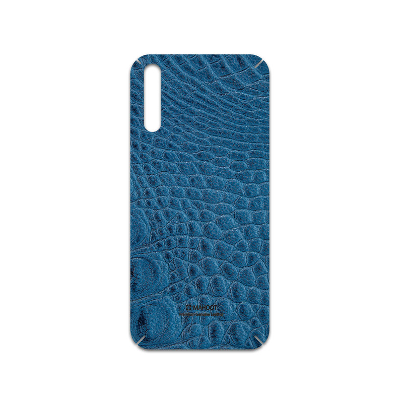 برچسب پوششی ماهوت مدل Blue-Crocodile-Leather مناسب برای گوشی موبایل هوآوی Y8p