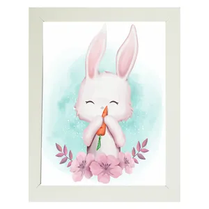 تابلو کودک و نوزاد مدل خرگوش و هویج