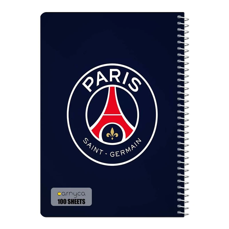دفتر مشق 100 برگ سیمی کارنیکا طرح پاری سن ژرمن Paris Saint Germain کد 90402
