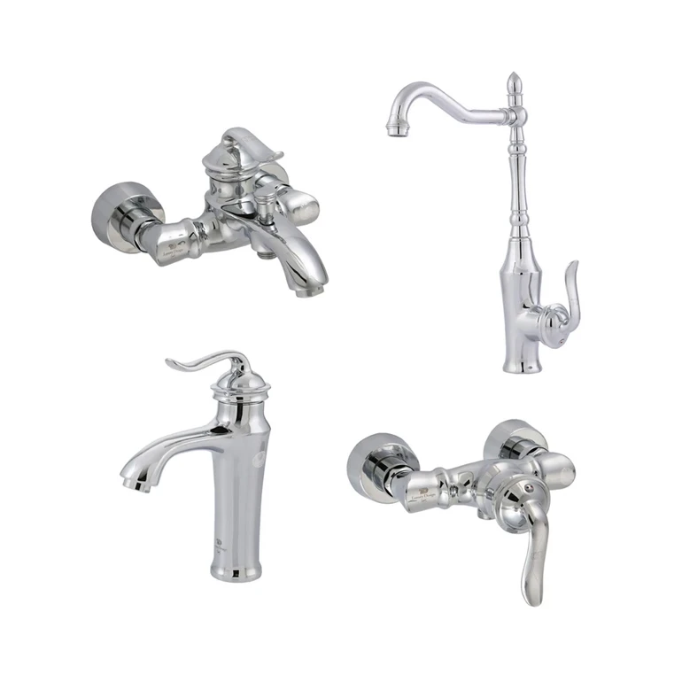 ست شیرآلات ایران گروه مزدک مدل هلن مجموعه 4 عددی