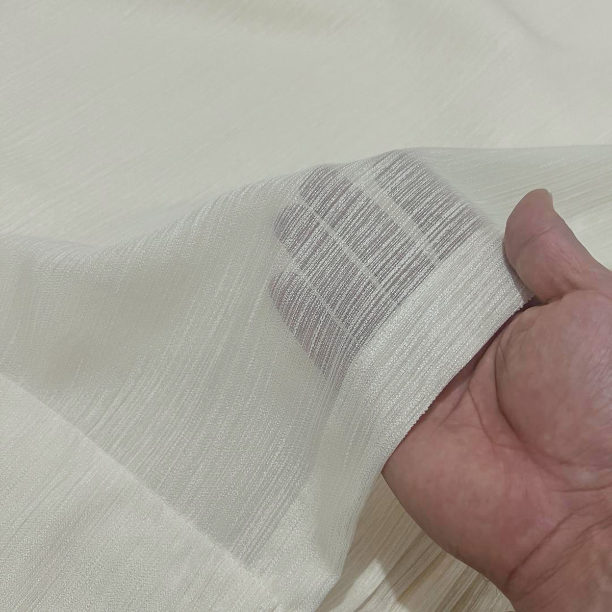 پرده مدل پانچ حریر راهدار سایز 150x280 سانتی متر