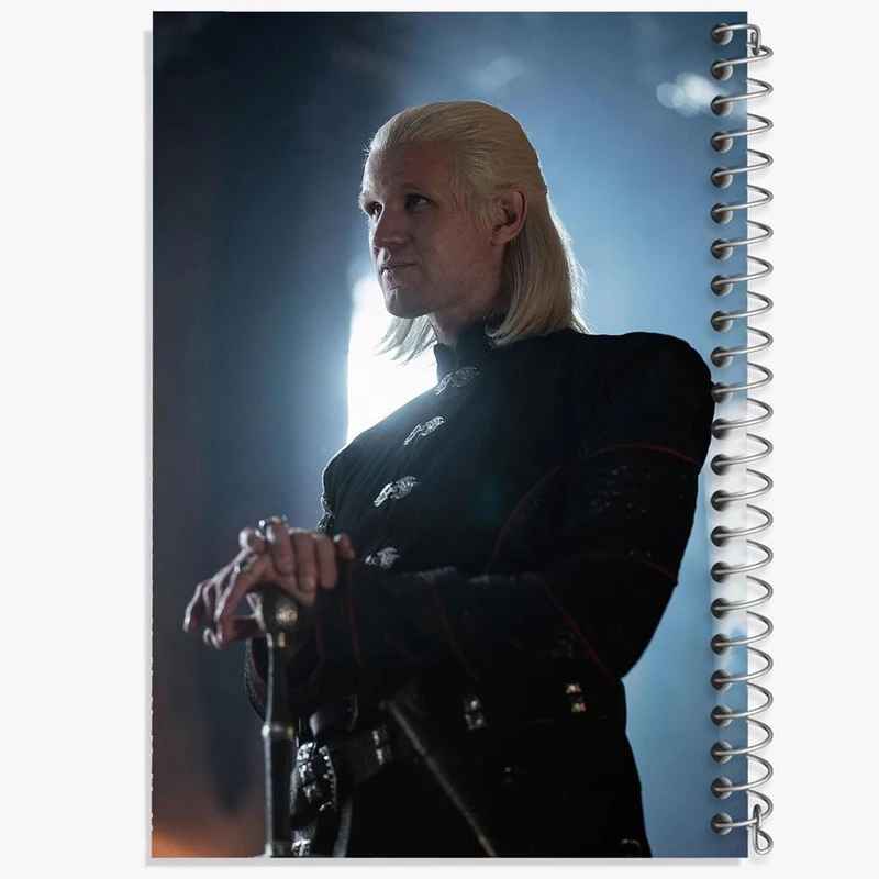 دفتر مشق 100 برگ خندالو طرح دیمون سریال خاندان اژدهایان House of dragon کد 28505