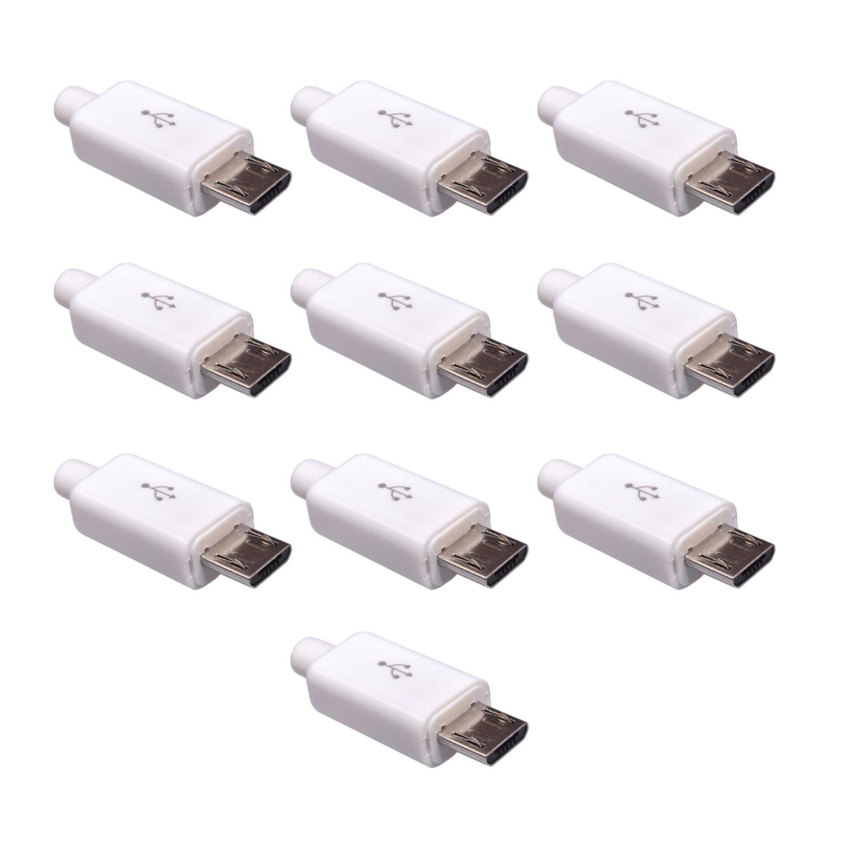 سوکت نری Micro USB مدل 5PIN بسته 10 عددی