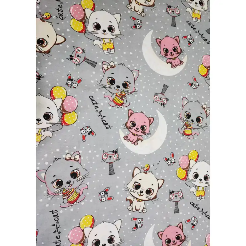 پارچه ملحفه مدل گربه Z