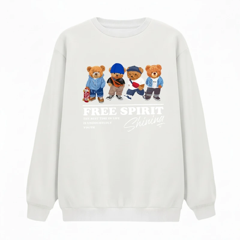 سویشرت زنانه مدل خرس های اسپرت کد v31 