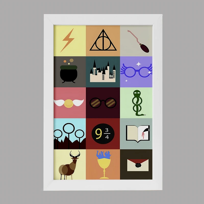 تابلو خندالو مدل هری پاتر (Harry Potter) کد F4443