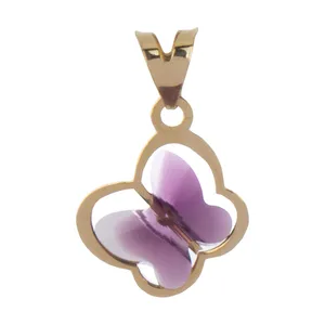 آویز گردنبند طلا 18 عیار زنانه الن نار مدل ELN1035