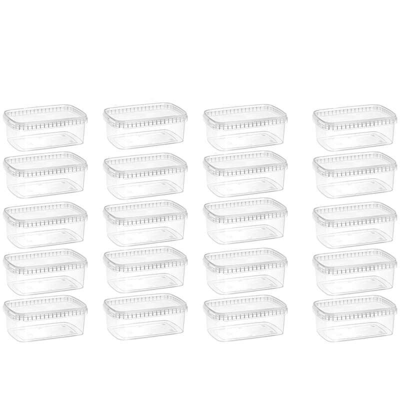ظرف نگهدارنده طب پلاستیک مدل 1000C بسته 20 عددی