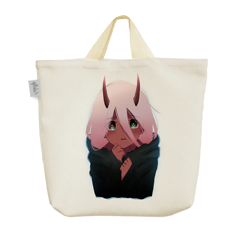 ساک خرید خندالو مدل زیروتو انیمه دارلینگ در فرنس کد 1095