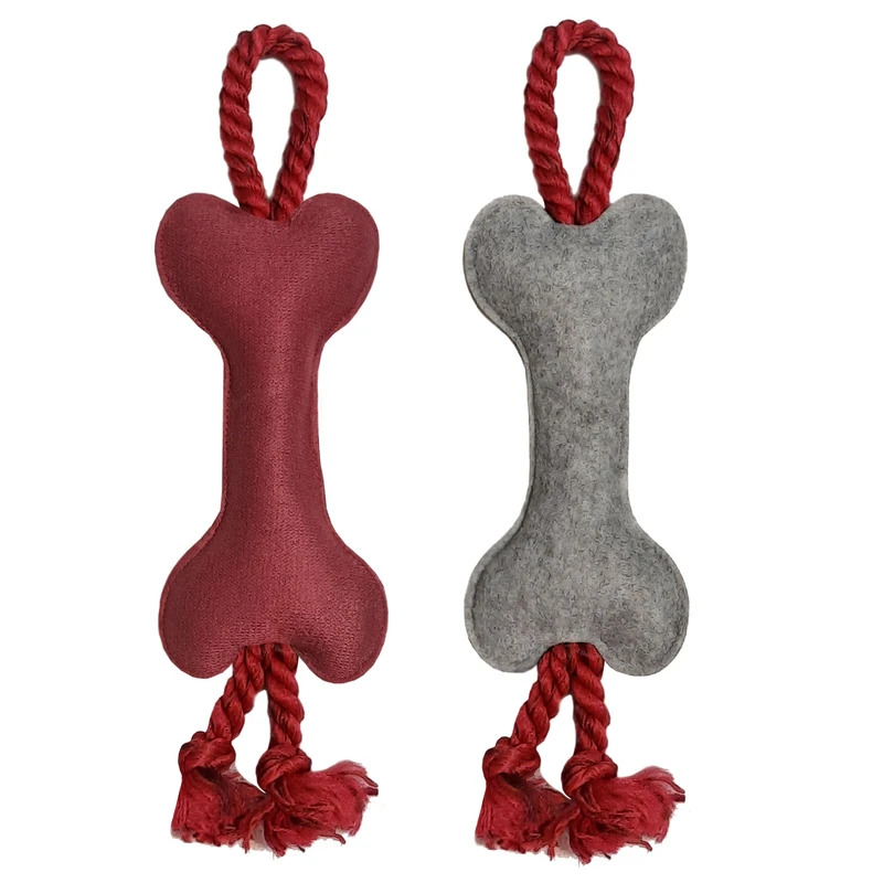 اسباب بازی سگ و گربه مدل استخوان طنابدار کد 01 مجموعه دو عددی
