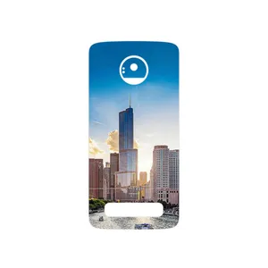 MAHOOT City of Chicago Cover Sticker for Motorola Moto Z Play