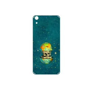 MAHOOT Collage of Earth Face Cover Sticker for HTC Desire 626