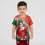 تی شرت ورزشی پسرانه مدل رونالدو کد CR7