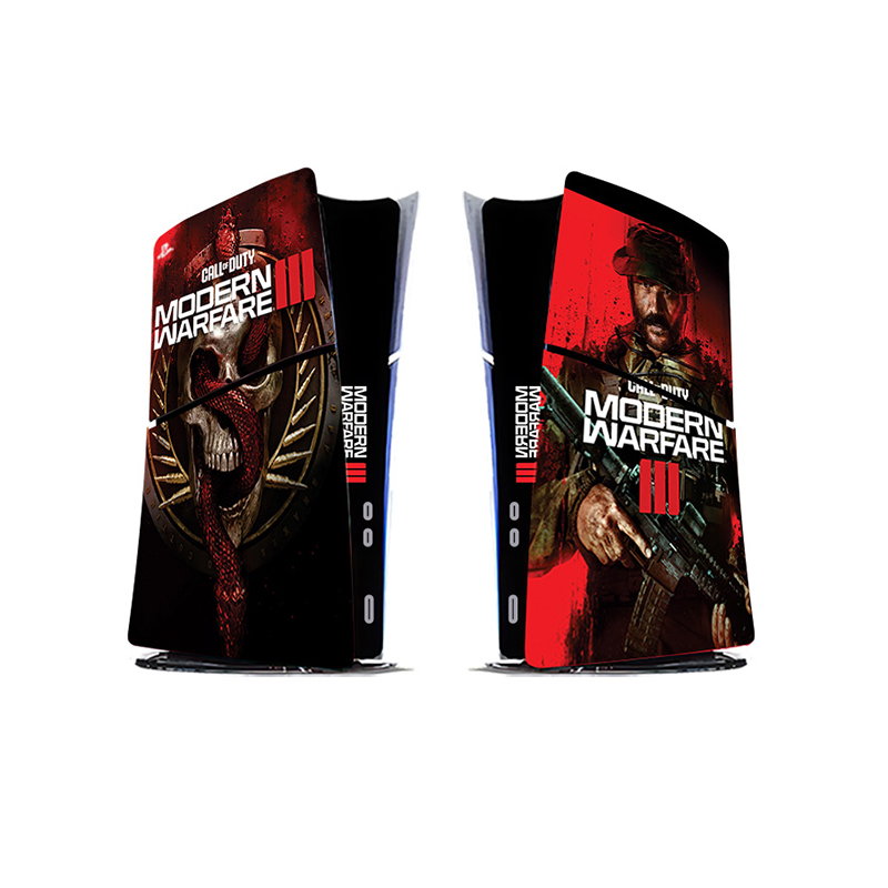 برچسب کنسول بازی پلی استیشن5 اسلیم دیجیتال توییجین وموییجین مدل call of duty 08 مجموعه6 عددی