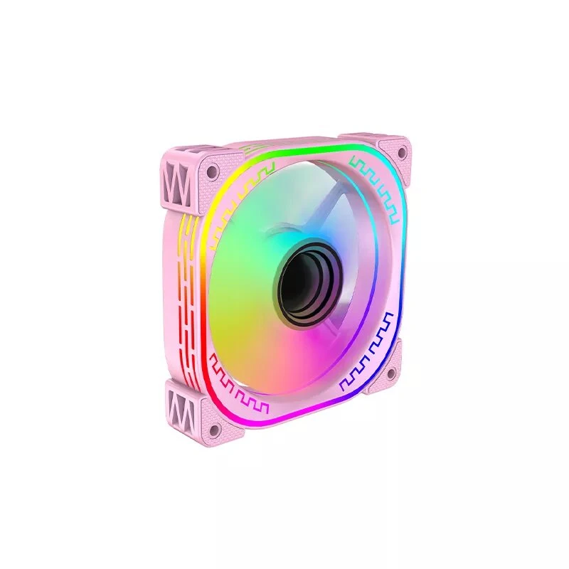 فن کیس لاوینگ کول مدل YM-1200 PINK-ARGB-3 in 1 package 