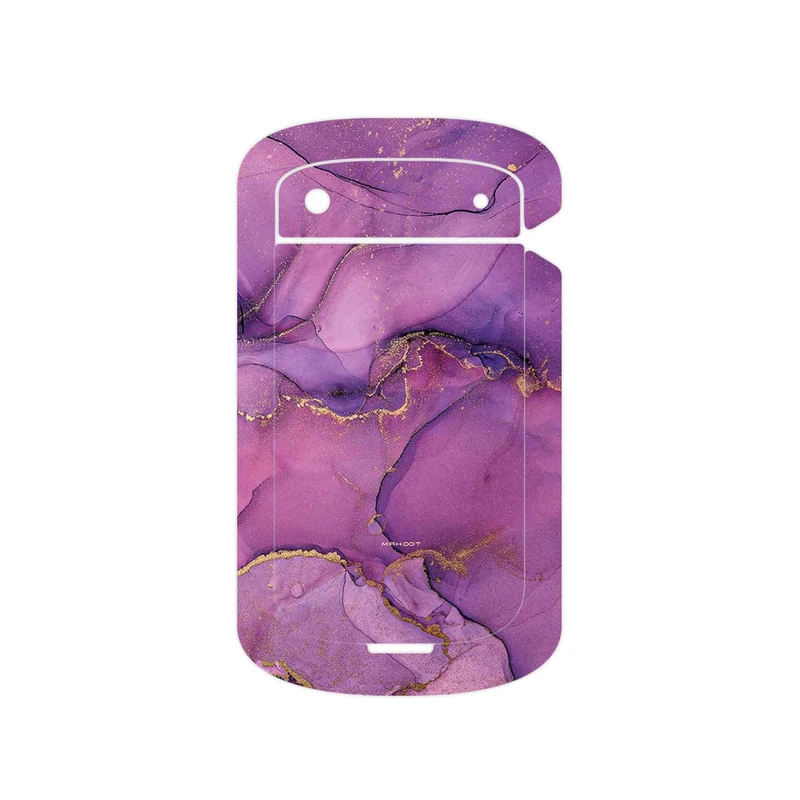 برچسب پوششی ماهوت مدل Purple Marble مناسب برای گوشی موبایل بلک بری Bold Touch 9900