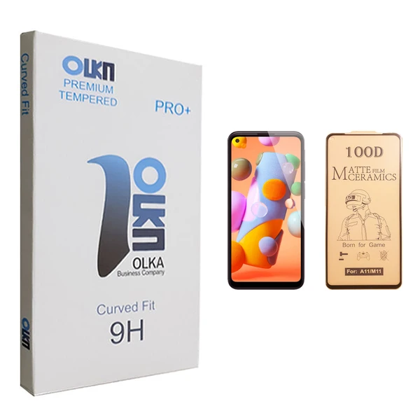 محافظ صفحه نمایش سرامیکی الکا مدل +PRO مناسب برای گوشی موبایل سامسونگ Galaxy A11