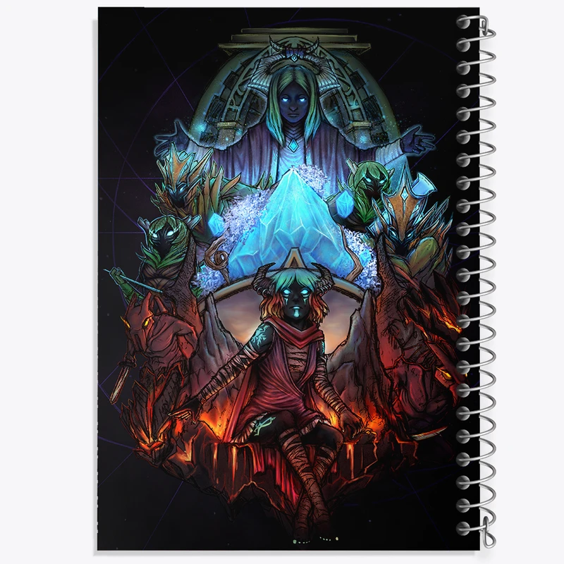 دفتر نقاشی 50 برگ خندالو طرح بازی دوتا (Dota 2) کد 31453