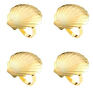 حلقه‌ دستمال مدل OYSTERSY مجموعه 4 عددی