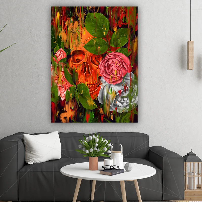 تابلو شاسی مدل Colors of Death کد 507