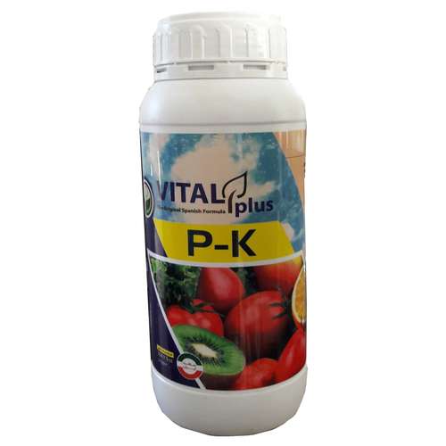 کود مایع پتاسیم فسفر ویتال پلاس مدل P-K حجم 1 لیتر