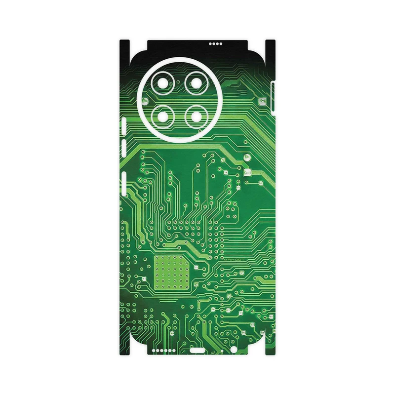 برچسب پوششی ماهوت مدل Green_Printed_Circuit_Board-FullSkin مناسب برای گوشی موبایل تکنو Spark 30 Pro