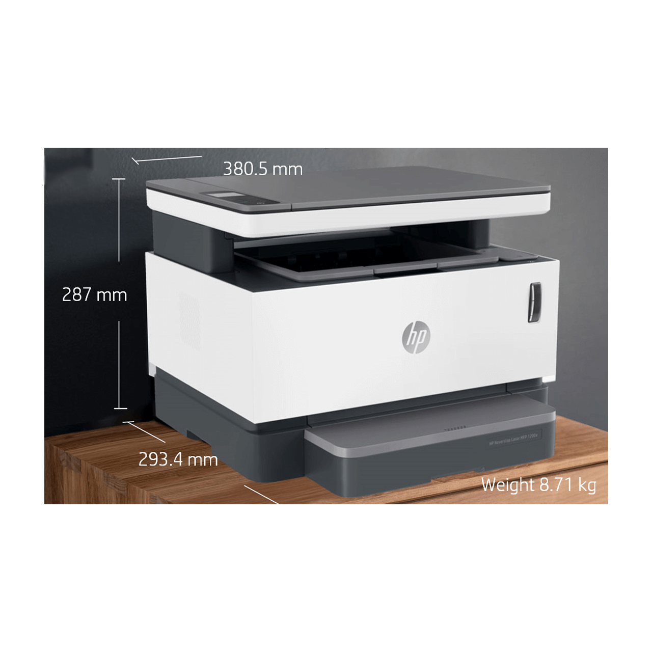 مشخصات، قیمت و خرید پرینتر لیزری اچ پی مدل Neverstop Laser MFP 1200W |  دیجی\u200cکالا
