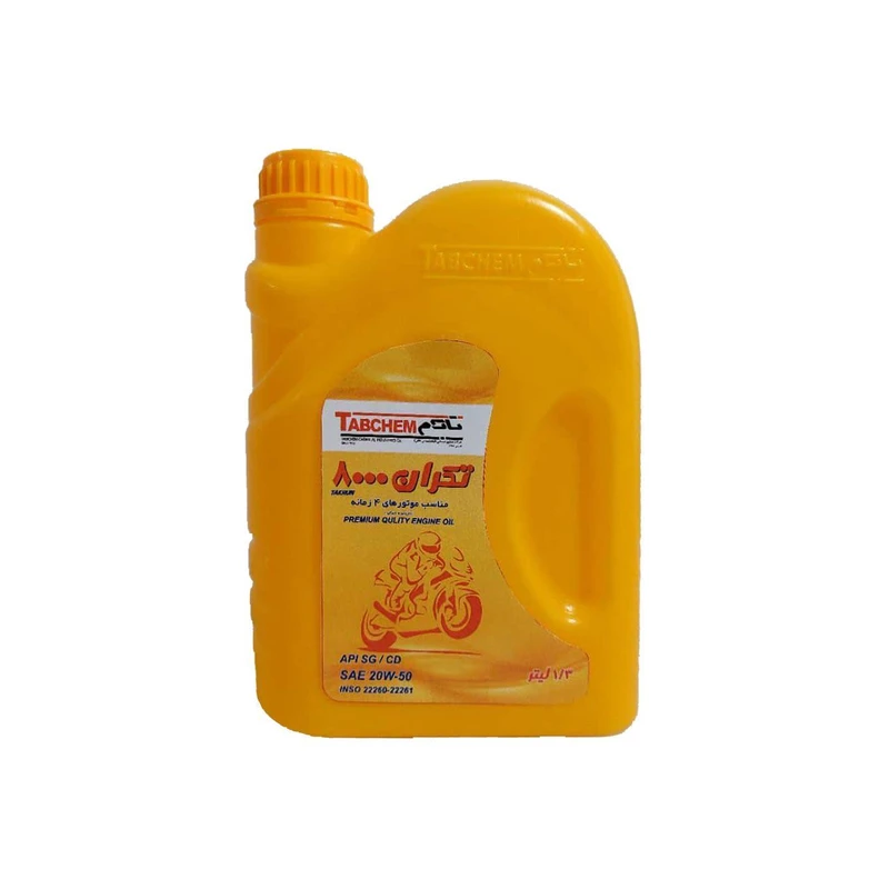 روغن موتور سیکلت تاب کم مدل تکران 8000 حجم 1.3 لیتر