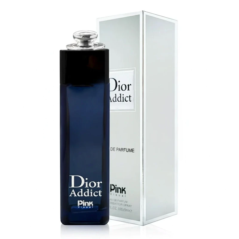 ادوپرفیوم زنانه پینک ویژوآل مدل Dior Addict با رایحه گرم حجم 100 میلی‌لیتر