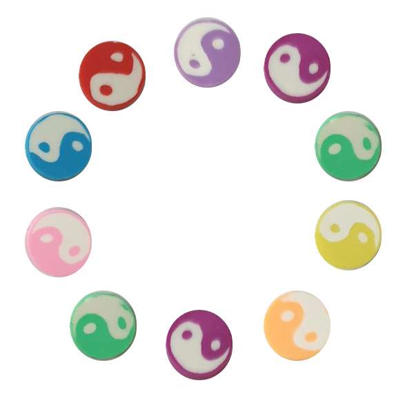  مهره دستبند طرح موج فیمو کد AD 124 مجموعه 10 عددی