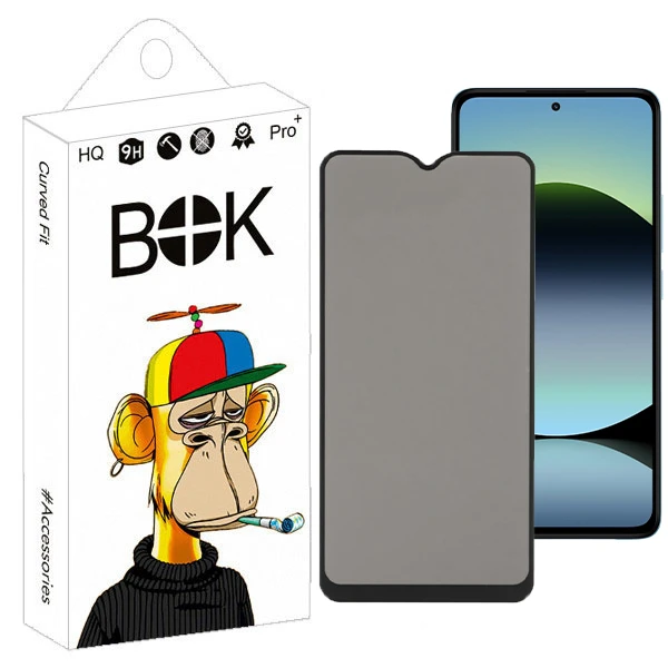 محافظ صفحه نمایش حریم شخصی بوک مدل Aura مناسب برای گوشی موبایل شیائومی Redmi Note 14