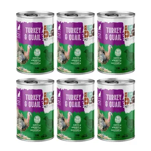 کنسرو غذای گربه بالغ دی پی اس مدل DPS طعم بوقلمون وزن 400 گرم