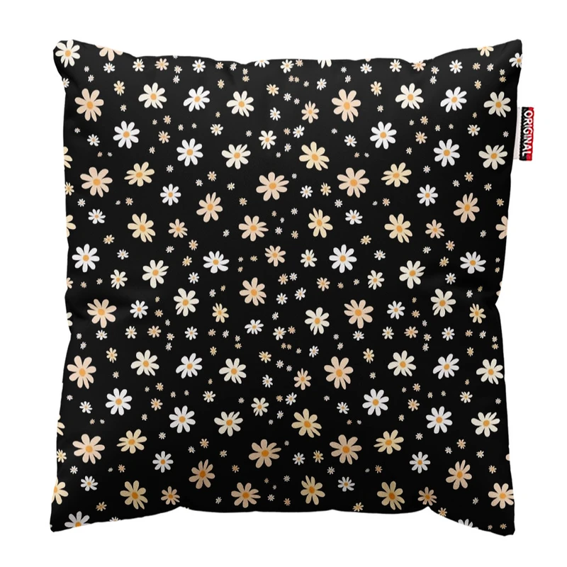 کوسن پاد آفرین طرح گل کد 2917 سایز 30*30 سانتی متر