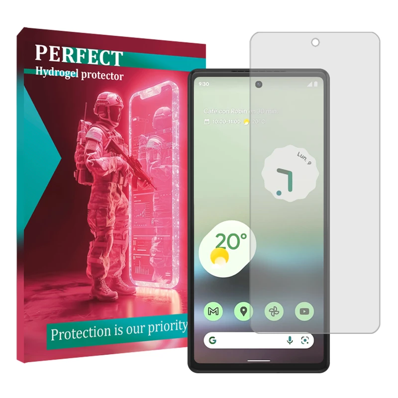 محافظ صفحه نمایش شفاف پرفکت مناسب برای گوشی موبایل گوگل Pixel 6a
