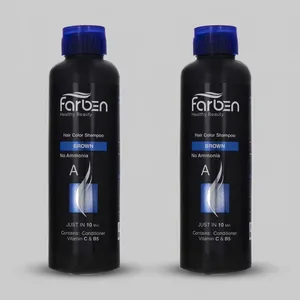 Farben 01 Brown Hair Color Shampoo 150 ml Pack of 2