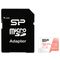 کارت حافظه microSDXC سیلیکون پاور مدل SUPERIOR کلاس 10 استاندارد UHC-I U3 سرعت 100MBps ظرفیت 128 گیگابایت به همراه آداپتور SD