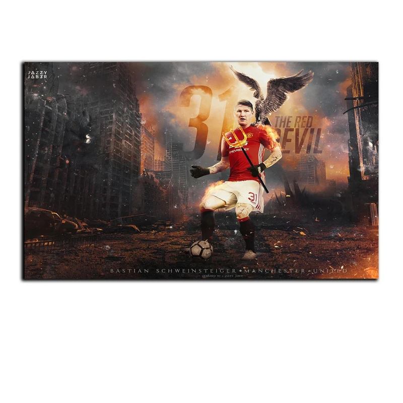 تابلو شاسی بکلیت طرح بازیکن فوتبال باشگاه منچستر یونایتد باستین شوان اشتایگر مدل SH-S6920