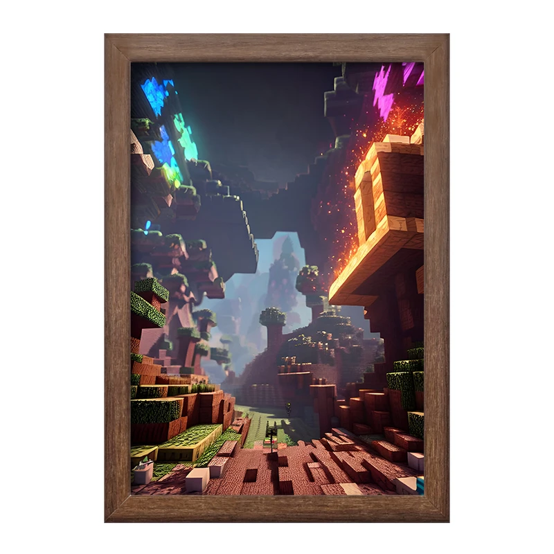تابلو خندالو طرح ماینکرافت (Minecraft) کد F3525