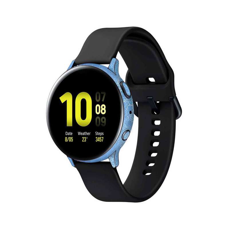 برچسب ماهوت طرح Blue-Ocean-Marble مناسب برای ساعت هوشمند سامسونگ Galaxy Watch Active 2 44mm