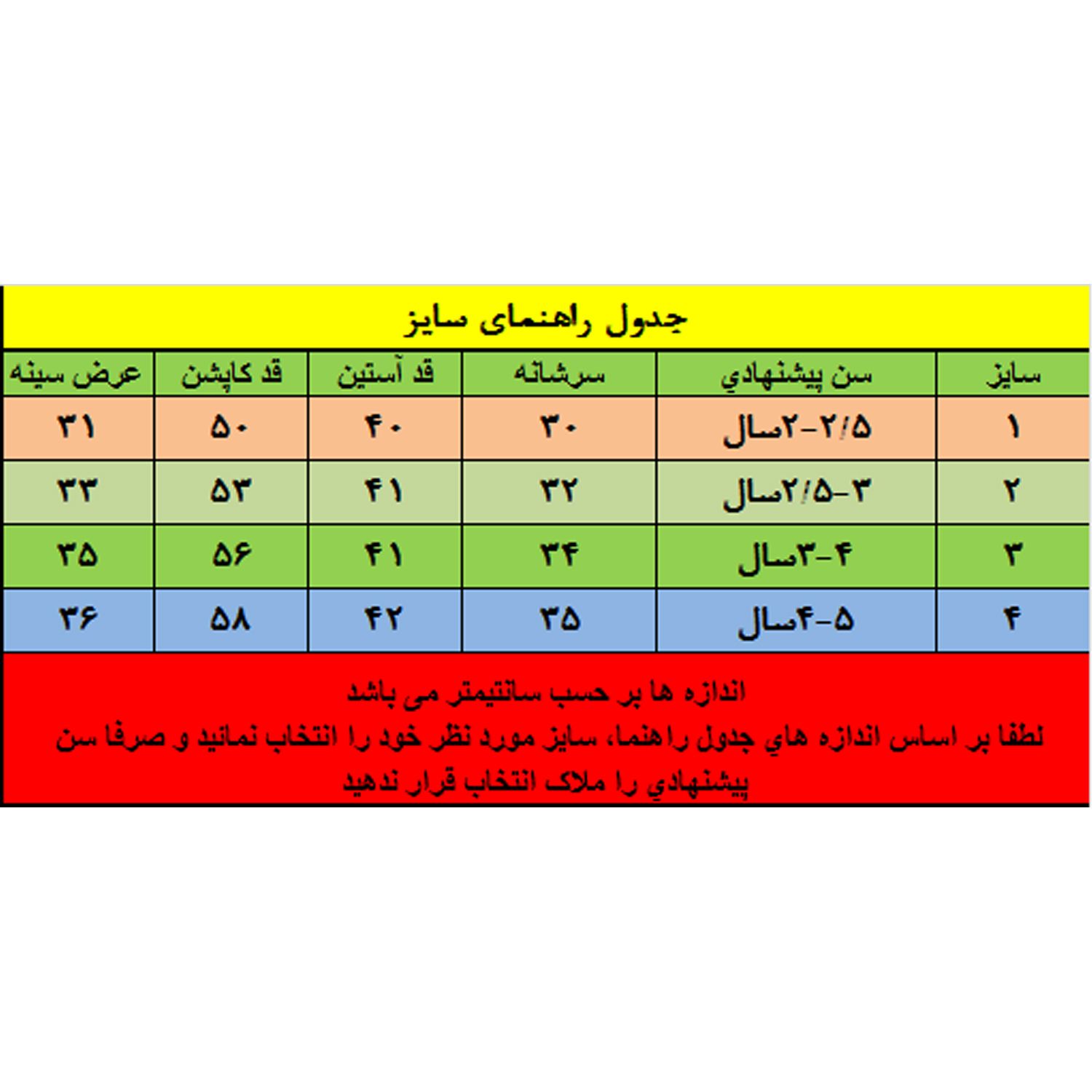 کاپشن دخترانه مدل SO-SE-220 -  - 4