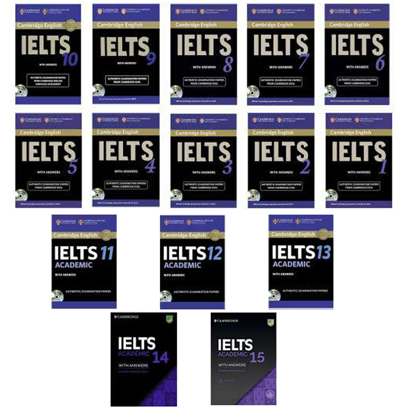 کتاب Cambridge IELTS Academic اثر جمعی از نویسندگان انتشارات زبان مهر جلد 1 تا 15 کتاب Cambridge IELTS Academic اثر جمعی از نویسندگان انتشارات زبان مهر جلد 1 تا 15