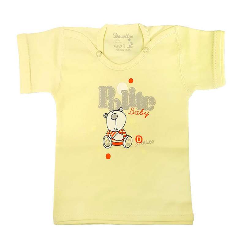 تی شرت آستین کوتاه نوزادی کد lo-06