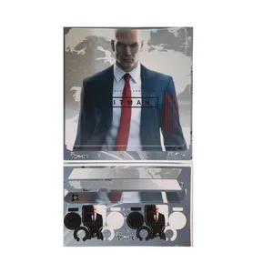 برچسب پلی استیشن ۴ سونی مدل skin ps4 slim hitman