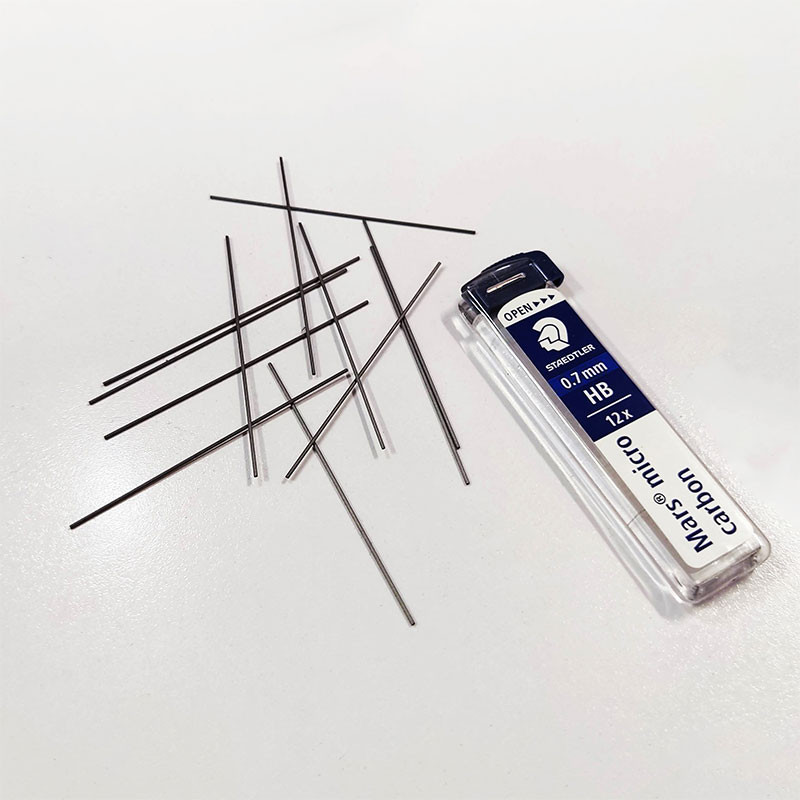 نوک مداد نوکی 0.7 میلیمتری استدلر مدل Mars micro carbon کد 250-07-HB نوک مداد نوکی 0.7 میلیمتری استدلر مدل Mars micro carbon کد 250-07-HB
